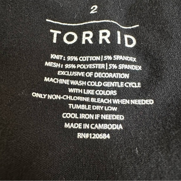 Torrid 2 Mesh Shadow Striped Knit Pencil Midi Skirt Black - Picture 9 of 9